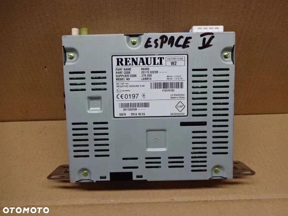 RENAULT ESPACE V RADIO - 1