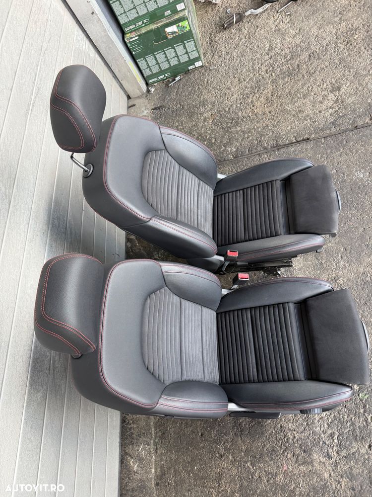 Set Scaune Față Sport Mercedes B-Class W246 (2017) Pachet AMG – Încălzite, Piele + Alcantara Recaro - 3