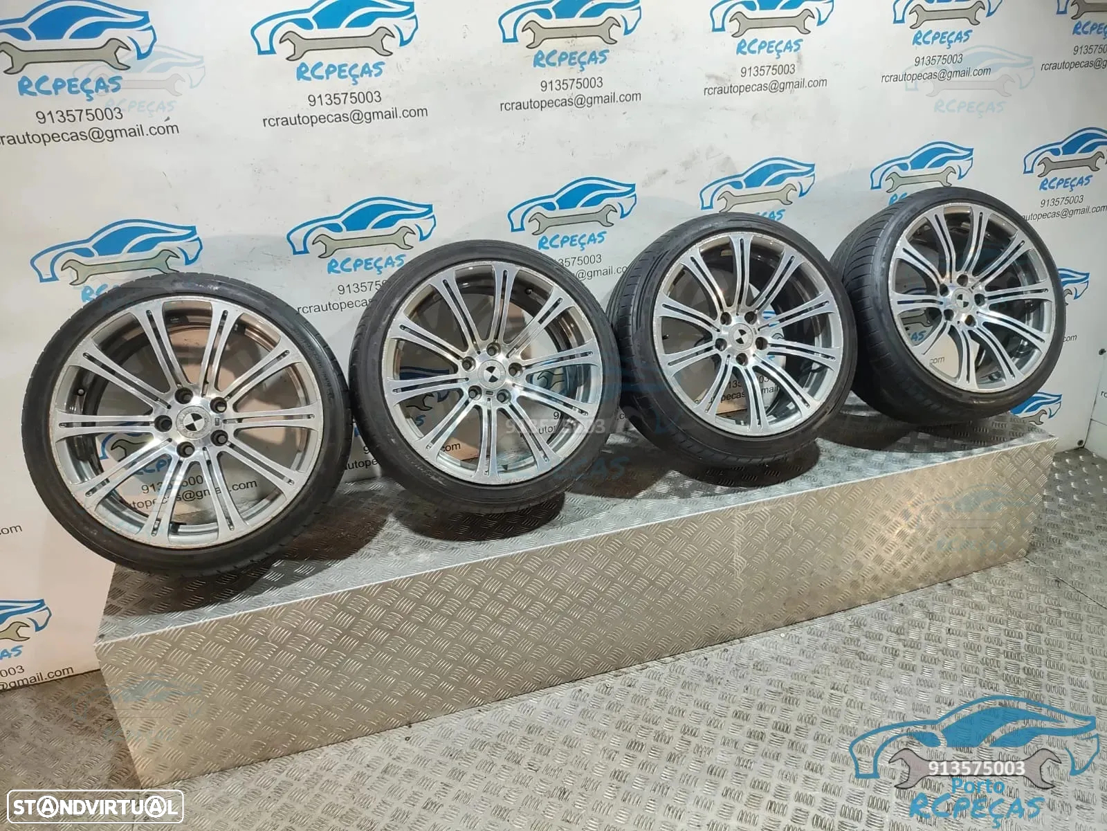 Jantes 19" BMW M3 E92 dupla medida - 8,5J / 9,5J - ET23 | ET29 | 5x120 - 19 Polegadas | Originais BMW | 5 x 120 | E90 | E93 | LCI | E87 | E81 | E88 | E82 | F30 | F31 | 36112283555 | 2283555 | 36112283556 | 2283556 - 15