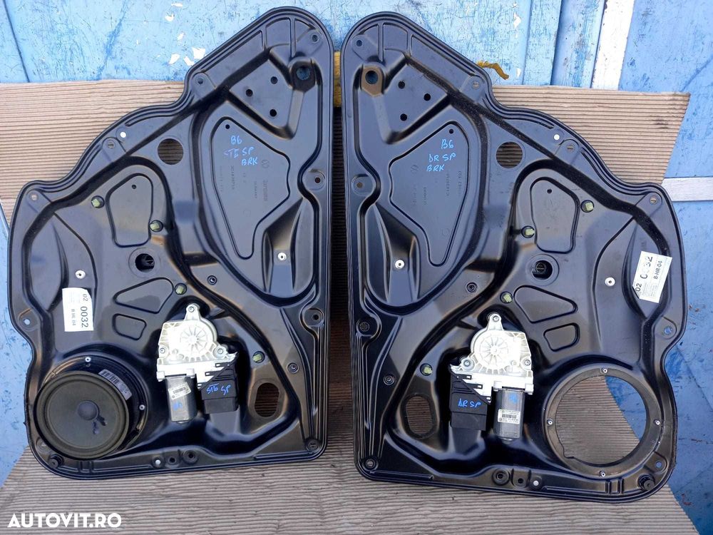 Vw Passat B6, ansamblu macara motoras deschidere geam portiera - 2