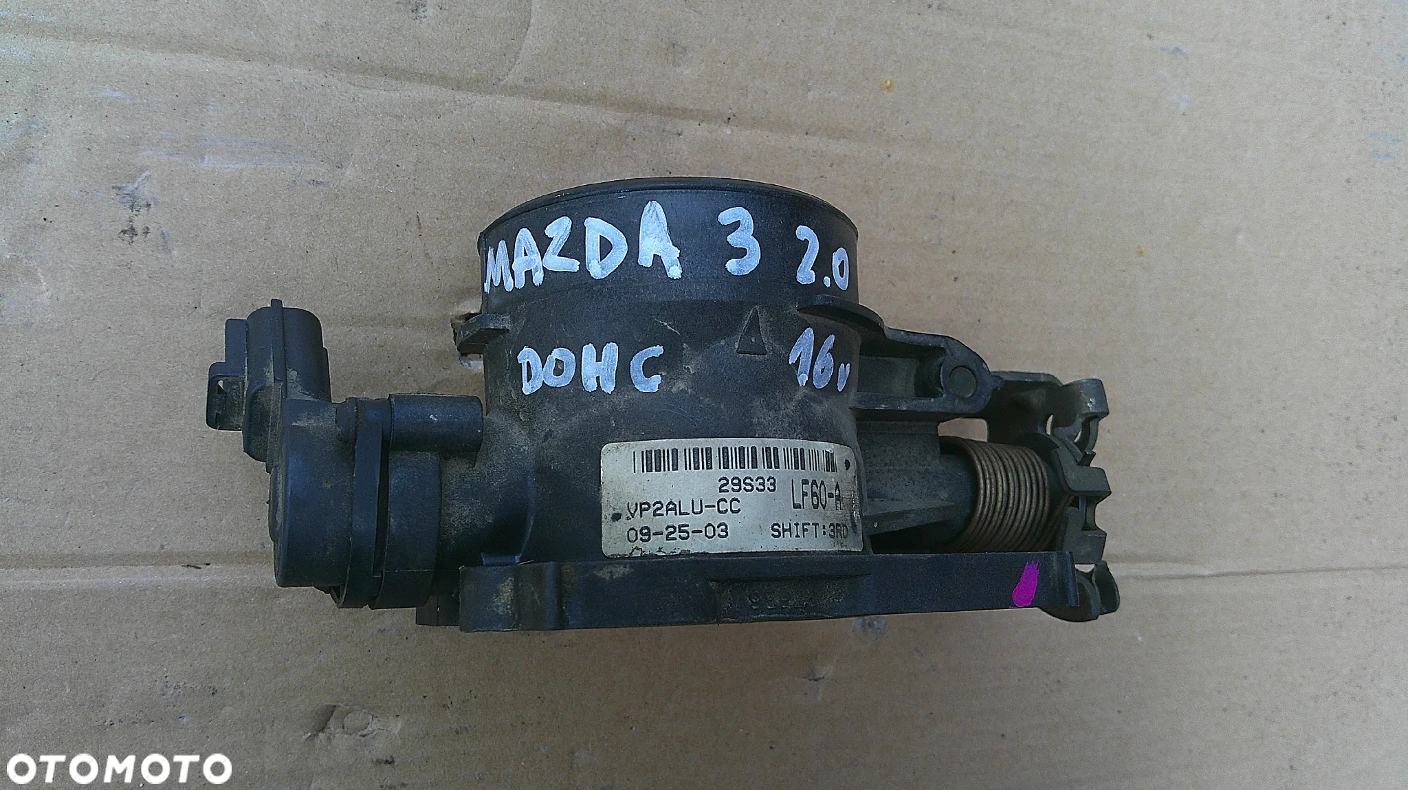 MAZDA 3 BK 2.0 16V PRZEPUSTNICA - 3