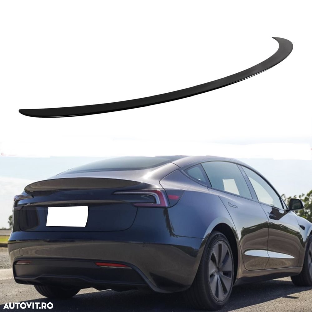 Eleron portbagaj pentru Tesla Model 3 Highland Facelift > 2024 negru luciod PBSB - 1