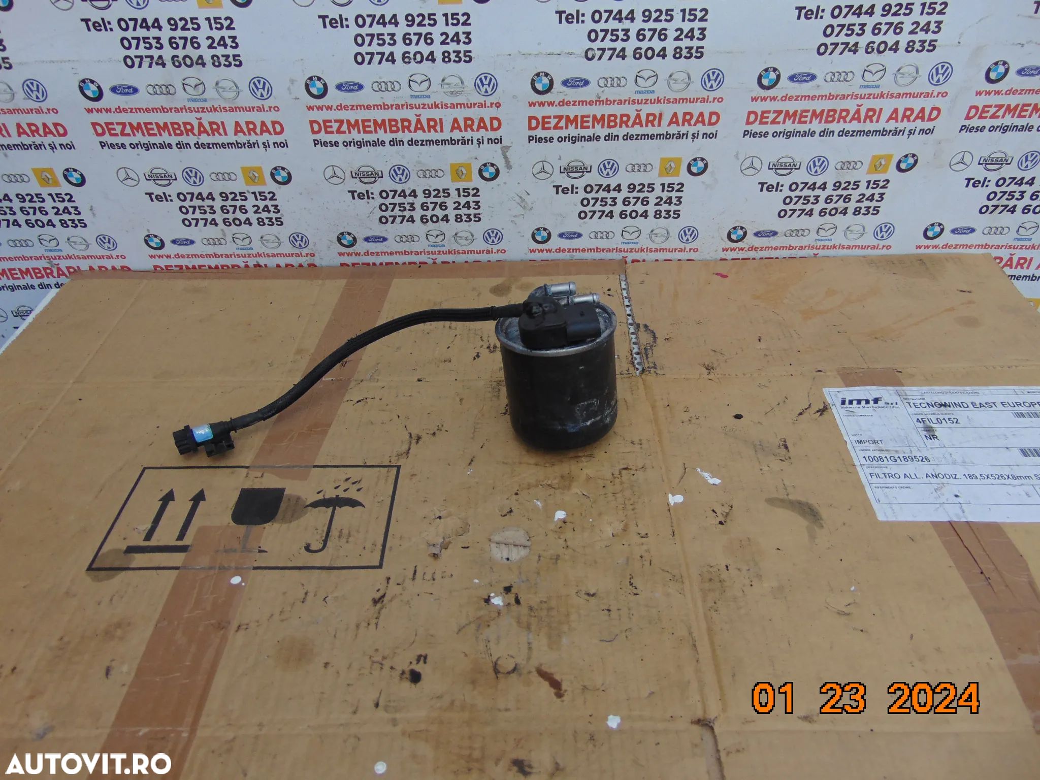 Filtru motorina cu senzor Mercedes Sprinter w906 euro 5 Vito w639 carcsa filtru cu senzor - 1