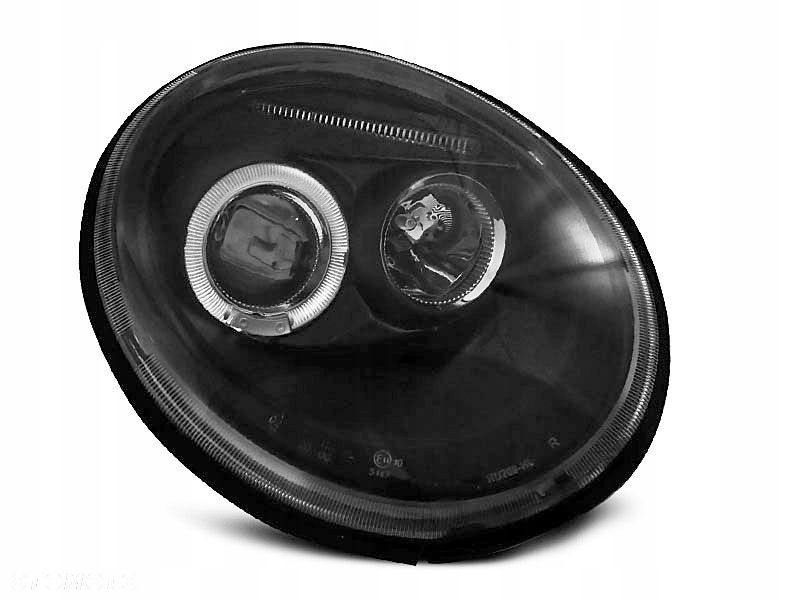 LAMPY REFLEKTORY VW NEW BEETLE 98-2005 RING BLACK - 1