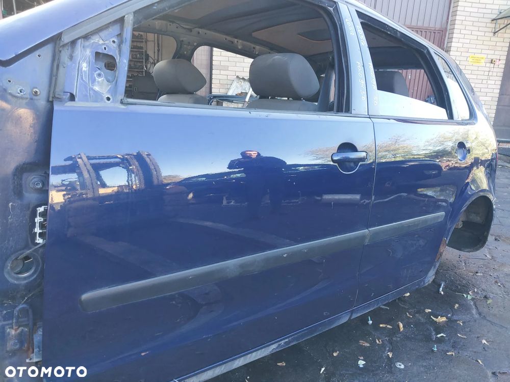 Drzwi VOLKSWAGEN POLO 9N IV 4 lewe przednie przód lewy tył tylne kolor LD5Q - 2