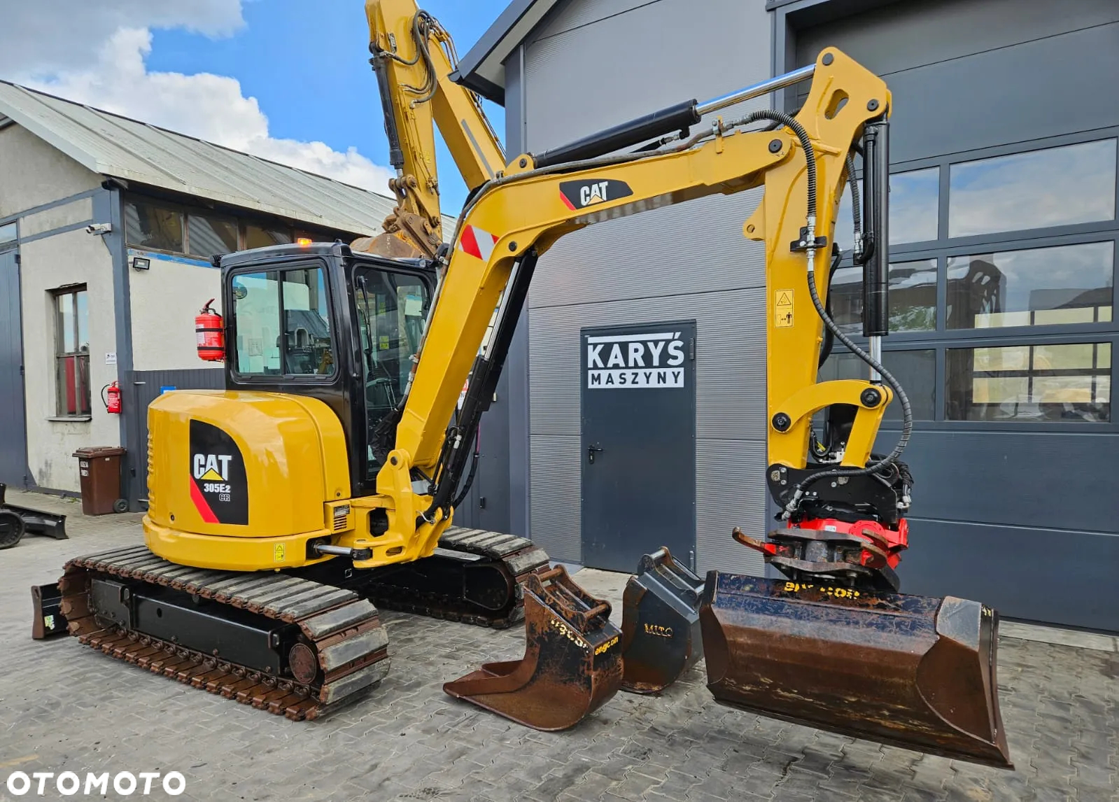 Caterpillar MINIKOPARKA CAT CATERPILLAR 305 E2 305.5 305.5E E2 2017R. KLIMATYZACJA ROTOTILT - 6
