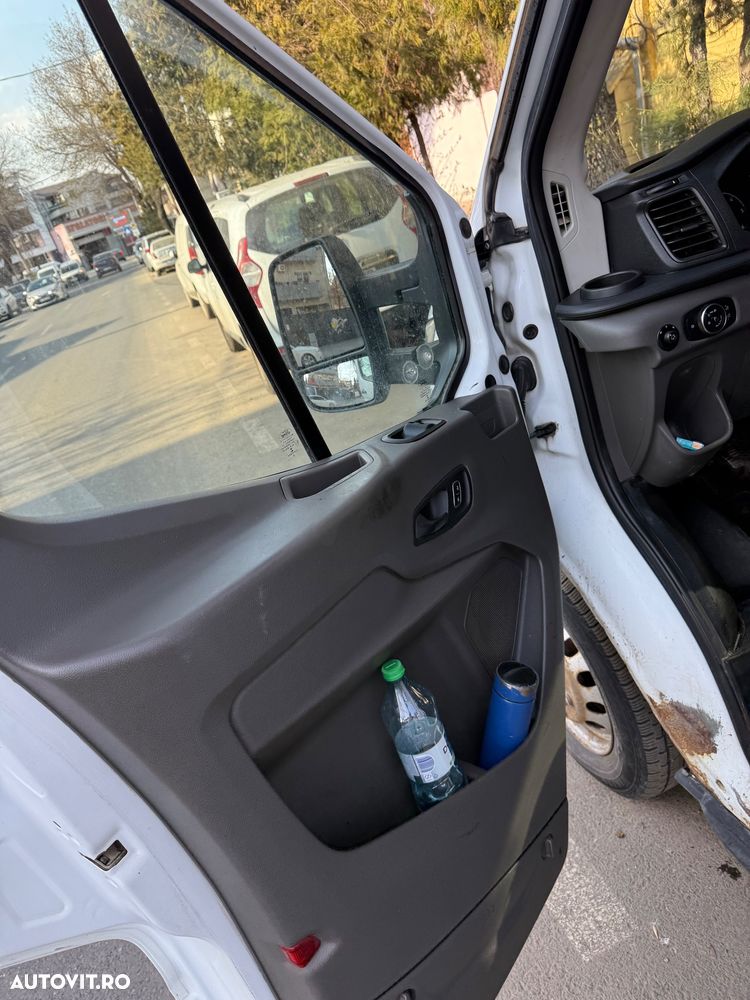 Ford Transit an 2020 L3 Unic Proprietar Dokka 7 locuri punte dubla bena camioneta basculabila NU Mercedes VW IVECO 35c Peugeot 131cai Carte Service Fără probleme - 35