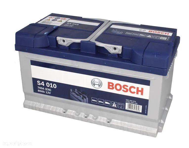 AKUMULATOR SAMOCHODOWY Bosch 0 092 S40 100 80Ah 740A P+ 12V - 1