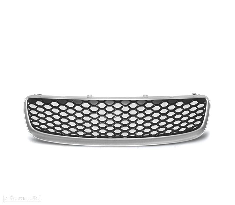 GRELHA FRONTAL AUDI TT 98-05 LOOK RS CINZA CLARO - 1