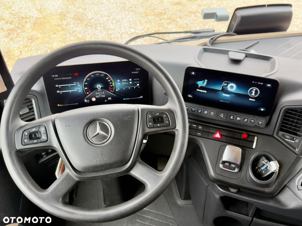 Mercedes-Benz ACTROS 1843 / BURTO-FIRANKA/ KABINA TYPU SALONKA / WINDA  / WIRTUALNY KOKPIT / KAMERY / NOWE OPONY / 18PALET / 8TON ŁADOWNOŚCI / AUTOMAT / DUŻY SILNIK  / SYPIALKA / SERWISOWANY / 2021 / JAK NOWY  / E6 - 22