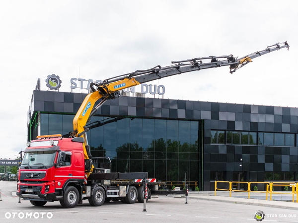 Volvo FMX 500 8x2 Effer 585 Fly Jib Wciągarka HDS Żuraw Crane
