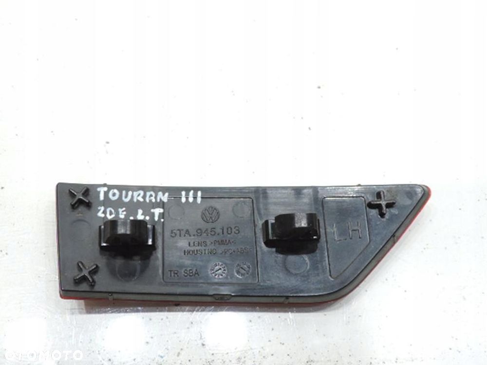 ODBLASK ZDERZAKA LEWY TYŁ VW TOURAN II - 4