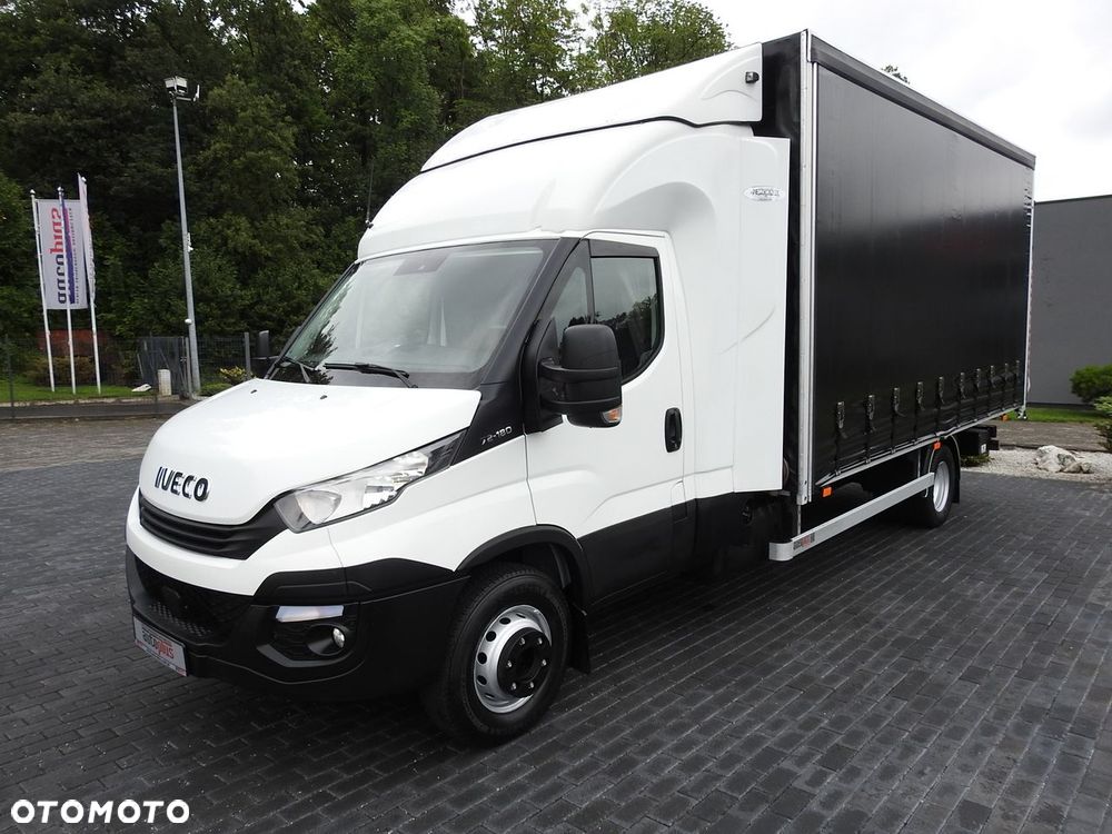 Iveco DAILY 70C18 PLANDEKA WINDA 12 PALET WEBASTO TEMPOMAT BLIŹNIACZE KOŁA KLIMATYZACJA  180KM - 7