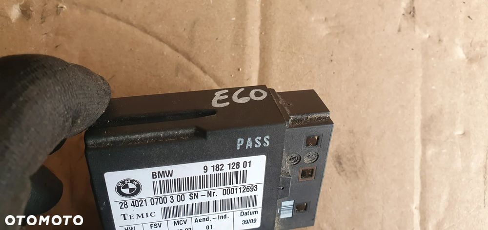 Moduł sterownik fotela BMW 5 E60 E61 9182128 - 7
