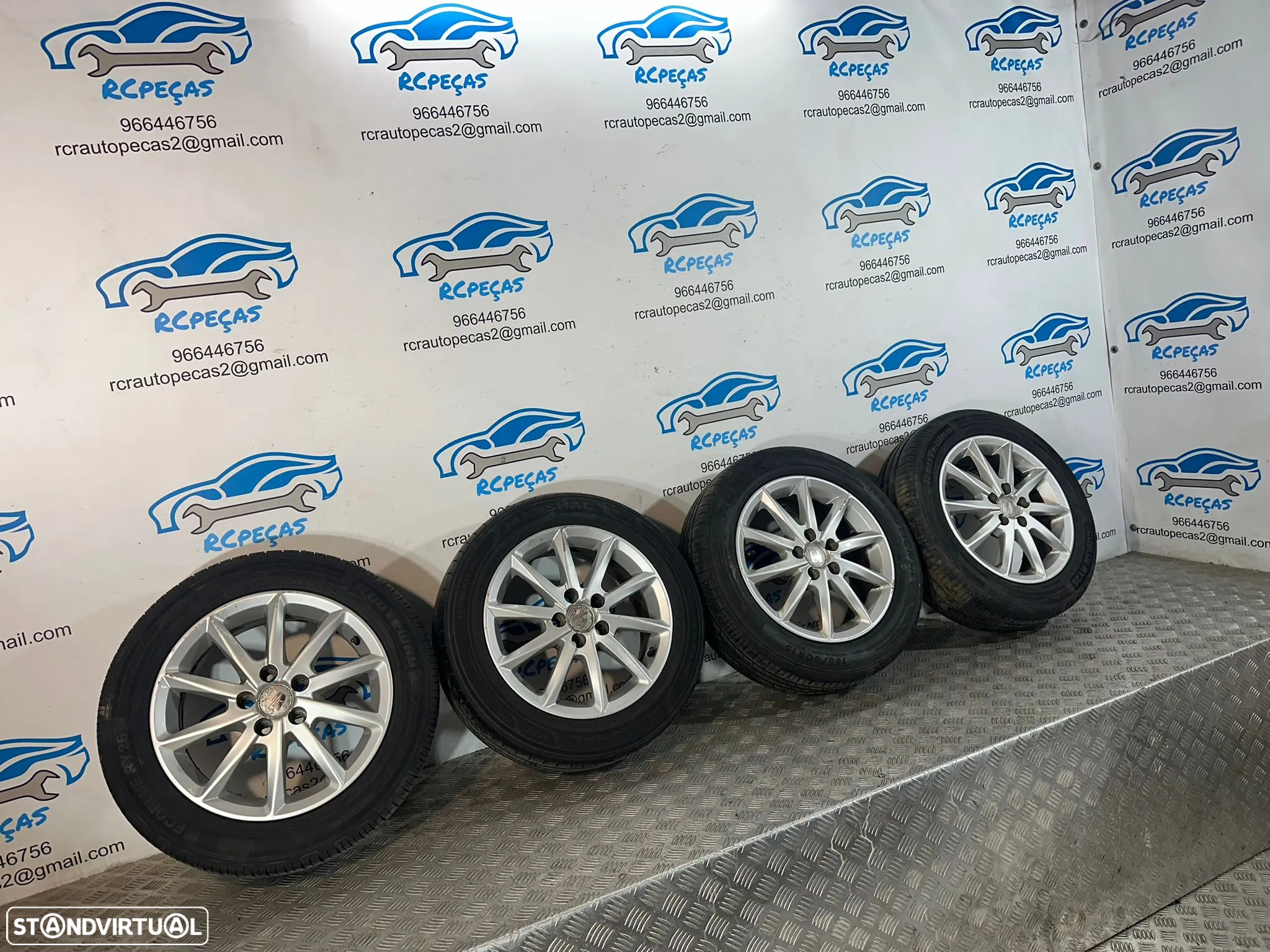 .Conjunto De Jantes 15 Originais Seat 5x100 6J ET38 6J0601025K - 3