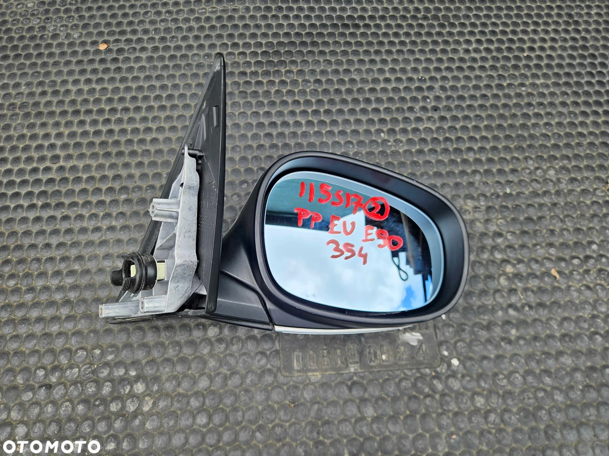 Lusterko Lusterka Zewnetrzne 5 pin Srebrne 354 Titansilber Europa BMW 3 E90 E91 LCI Lift 2009r - 34