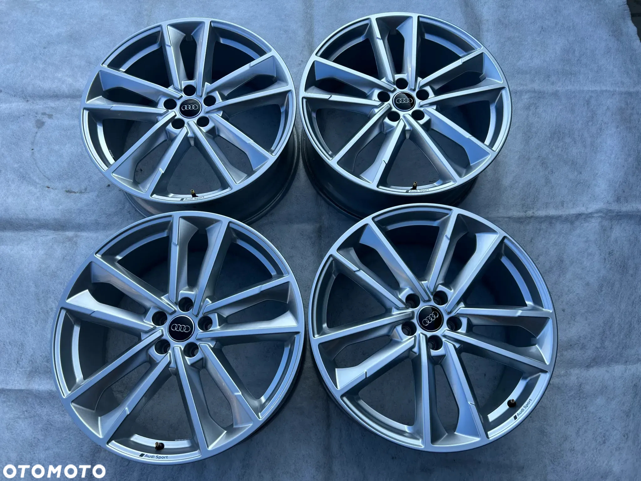 ORYGINALNE FELGI AUDI A6 C8 C7 4K0 21'' SREBRNE IDEALNE - 2