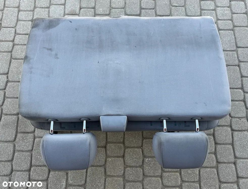 FOTEL KANAPA DWÓJKA 2 II DRUGI RZĄD ŚRODKOWY TAPICERKA MATERIAŁ L LLL VW T5 LIFT T6 CARAVELLE TRANSPORTER EU - 4