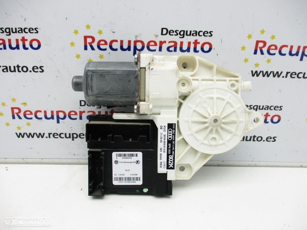 MOTOR ELEVADOR DE VIDRO FRONTAL DIREITO AUDI A3 2008 - 2