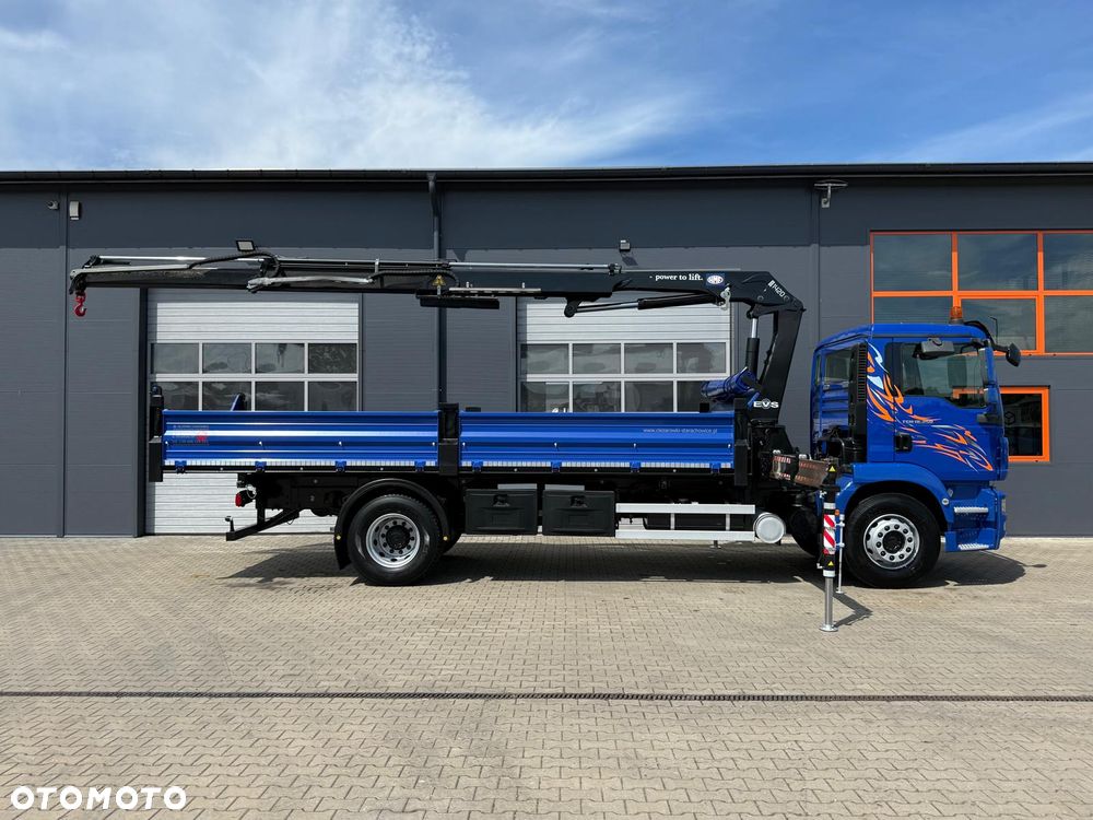 MAN MAN TGM TGL TGS 18.250 // Klimatyzacja / Kiper 6,55 m !!  // wywrotka 3-S + HDS HMF 1420 - K2 // budowlanka // energetyka //żuraw dzwig kran crane // Świeżo sprowadzony!! - 22