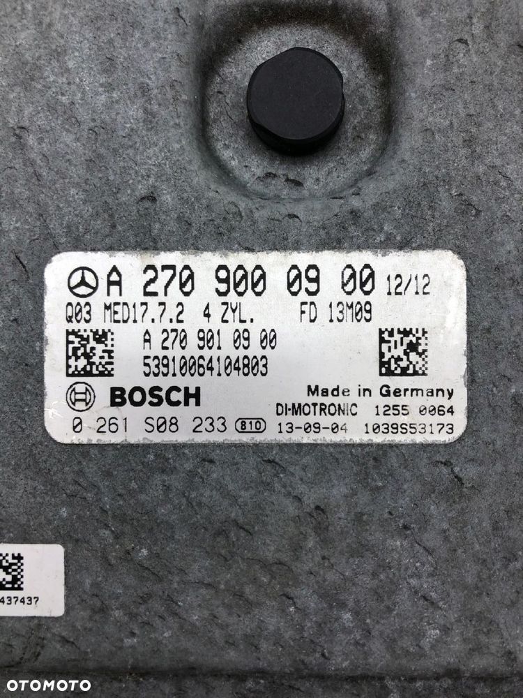 MERCEDES W176 W117 2.0 CGI MODUŁ KOMPUTER SILNIKA A2709000900 - 2