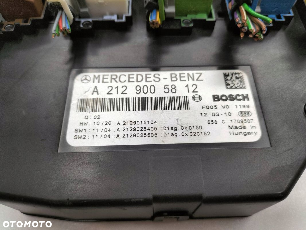 MERCEDES W204 LIFT MODUŁ STEROWNIK SAM A2129005812 - 3