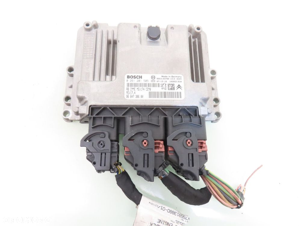 STEROWNIK PEUGEOT 308 1.4 16V VTI 0261201505 9664738680 - 1
