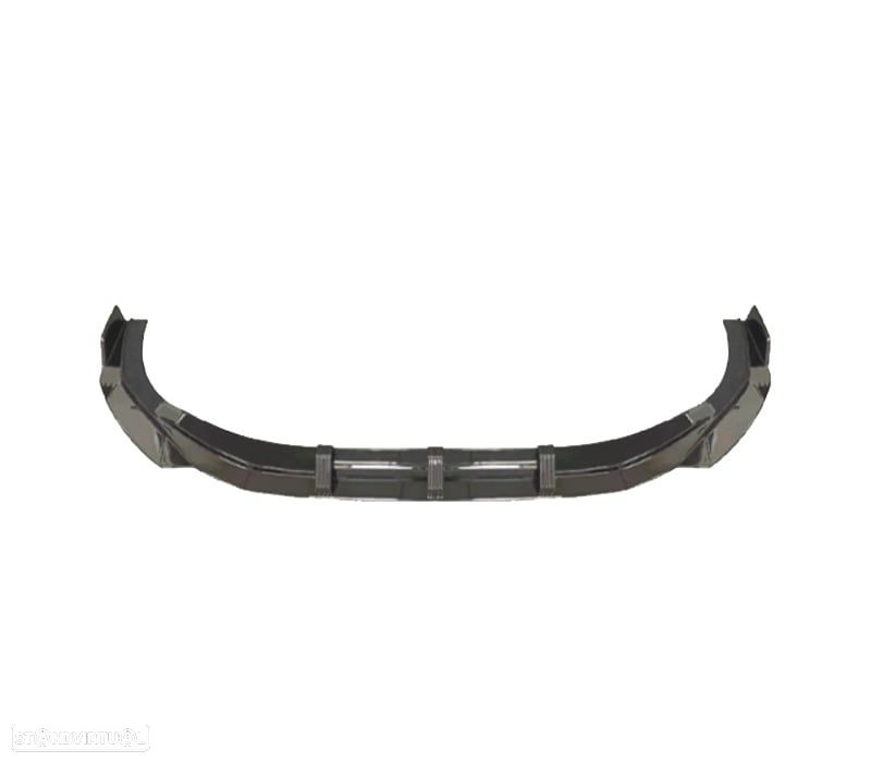 SPOILER LIP AUDI A4 B9 21- LOOK RS4 PRETO BRILHANTE - 2