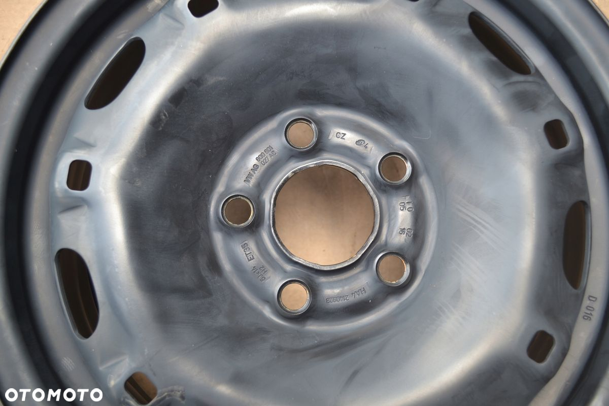 FELGI STALOWE OEM VW SKODA SEAT 5x100 5J14 ET 35 x4szt F-522 - 7