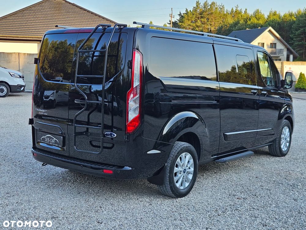 Ford TRANSIT CUSTOM L2H1 Long Brygadowy 5-os WINDA Max WERSJA XENONY SalonPL FV23% - 40