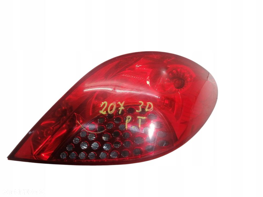 lampa prawa tylna tył peugeot 207 3d lampa prawa tylna tył - 2