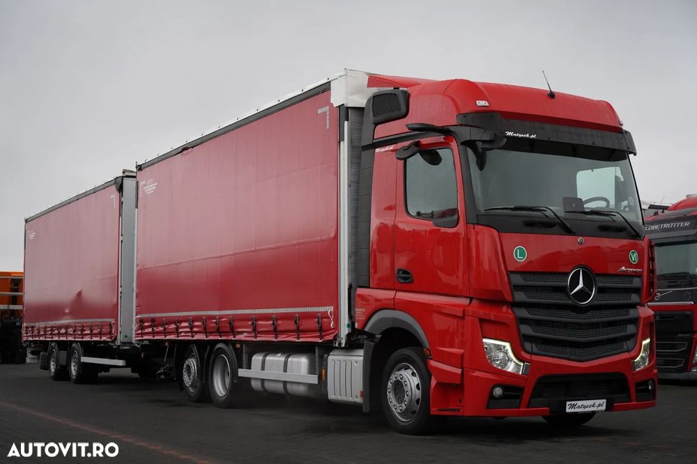 Mercedes-Benz ACTROS 2545 / TANDEM COMBINAT 120 M3 / TRANSIT / 6x2 / BIG SPACE / WIELTON / 2021 - 4