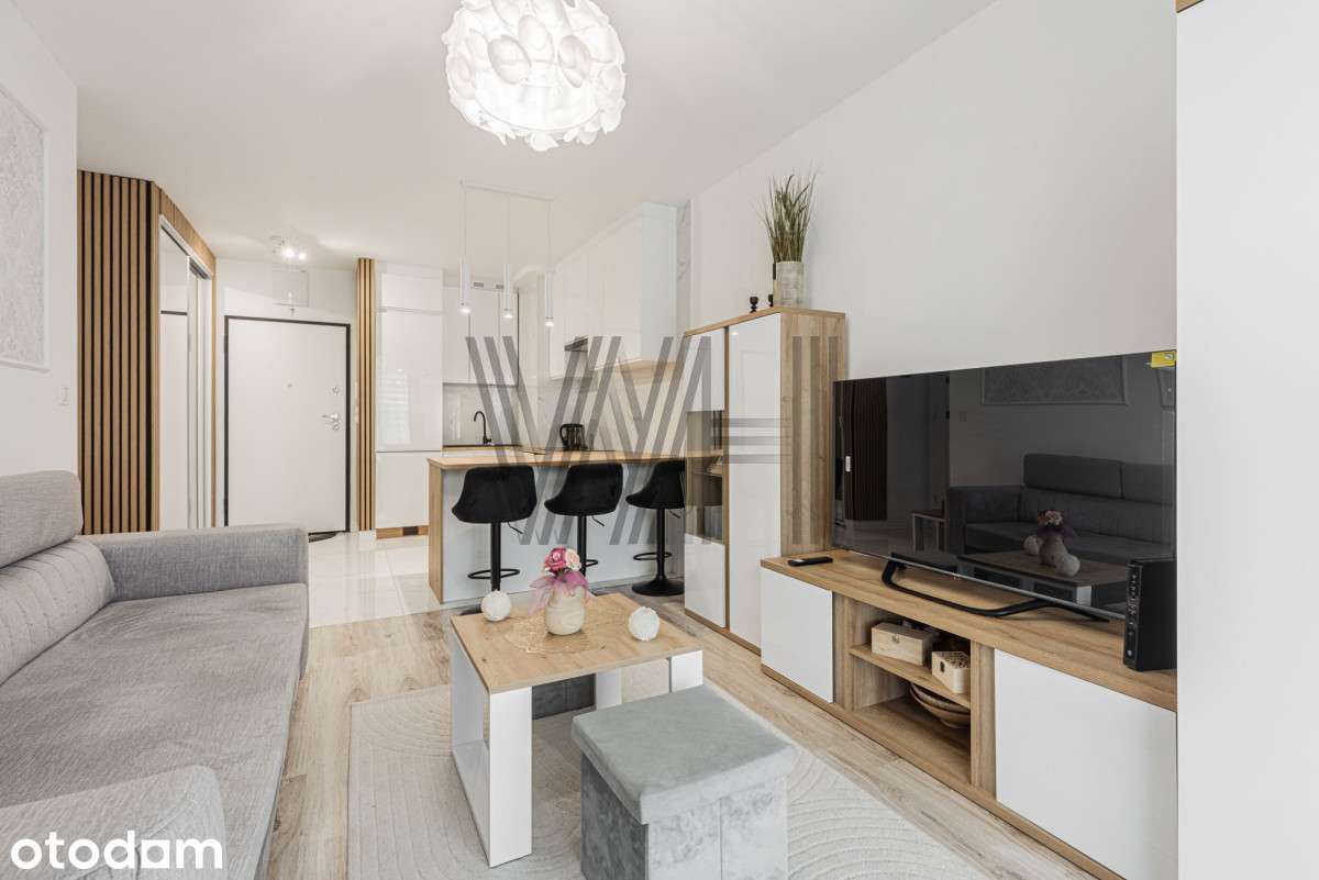 Nowoczesne 2 pokoje z ogródkiem | 43 m²