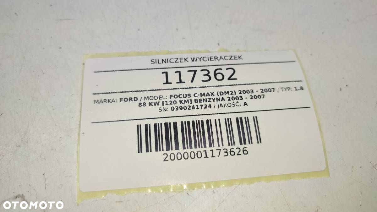 MECHANIZM SILNICZEK WYCIERACZEK PRZÓD PRZEDNI FORD FOCUS C-MAX I 0390241724 - 6