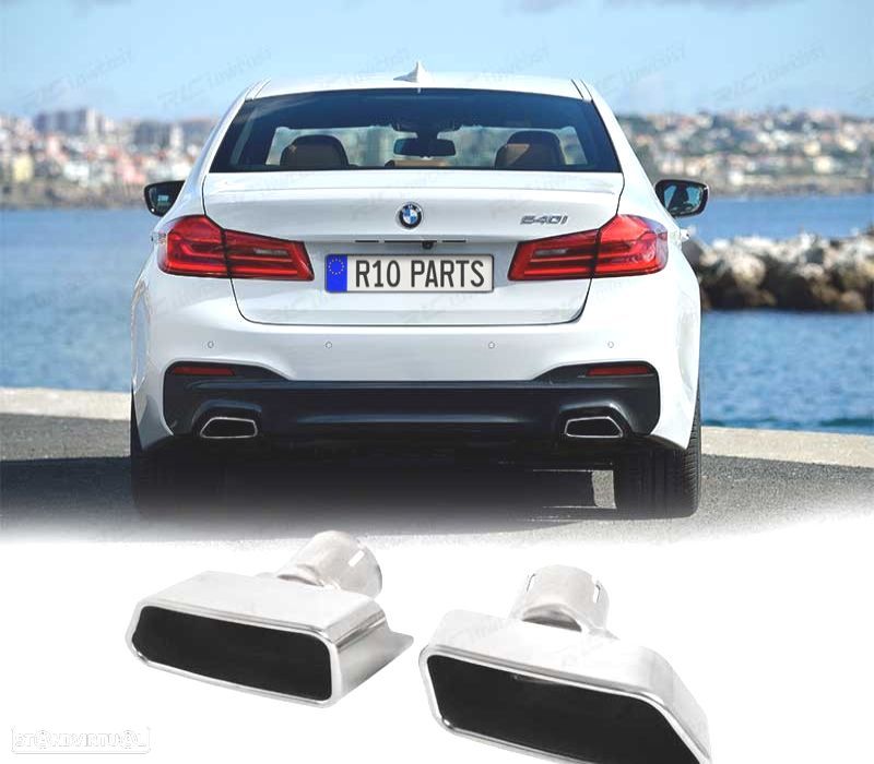 PONTEIRAS DE ESCAPE BMW G30 G31 17-19 LOOK M PERFORMANCE - 1