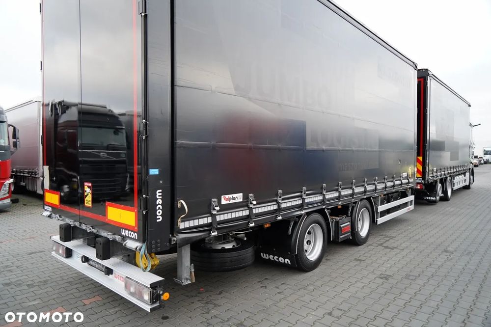 DAF XG 480 / ZESTAW TANDEM / 120 M3 / PRZEJAZDOWY / OŚ PODNOSZONA / KLIMA POSTOJOWA / WECON / SAF / - 15
