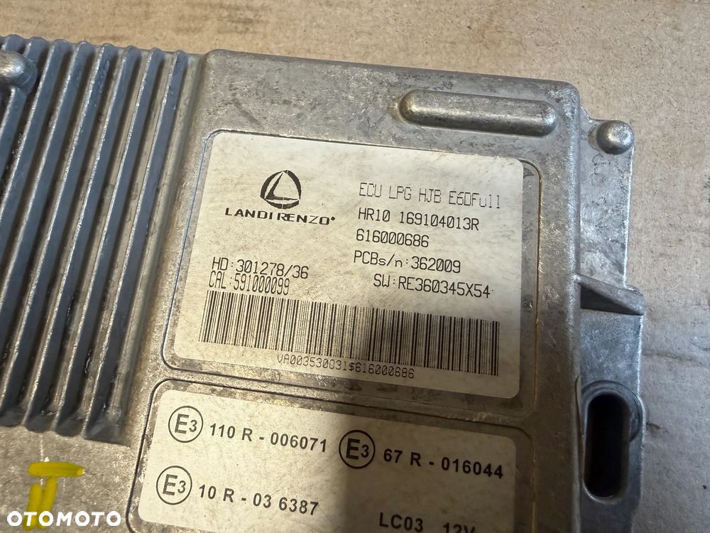 Sterownik komputer silnika LPG 169104013R Renault Captur II 1.0 TCE OE - 2