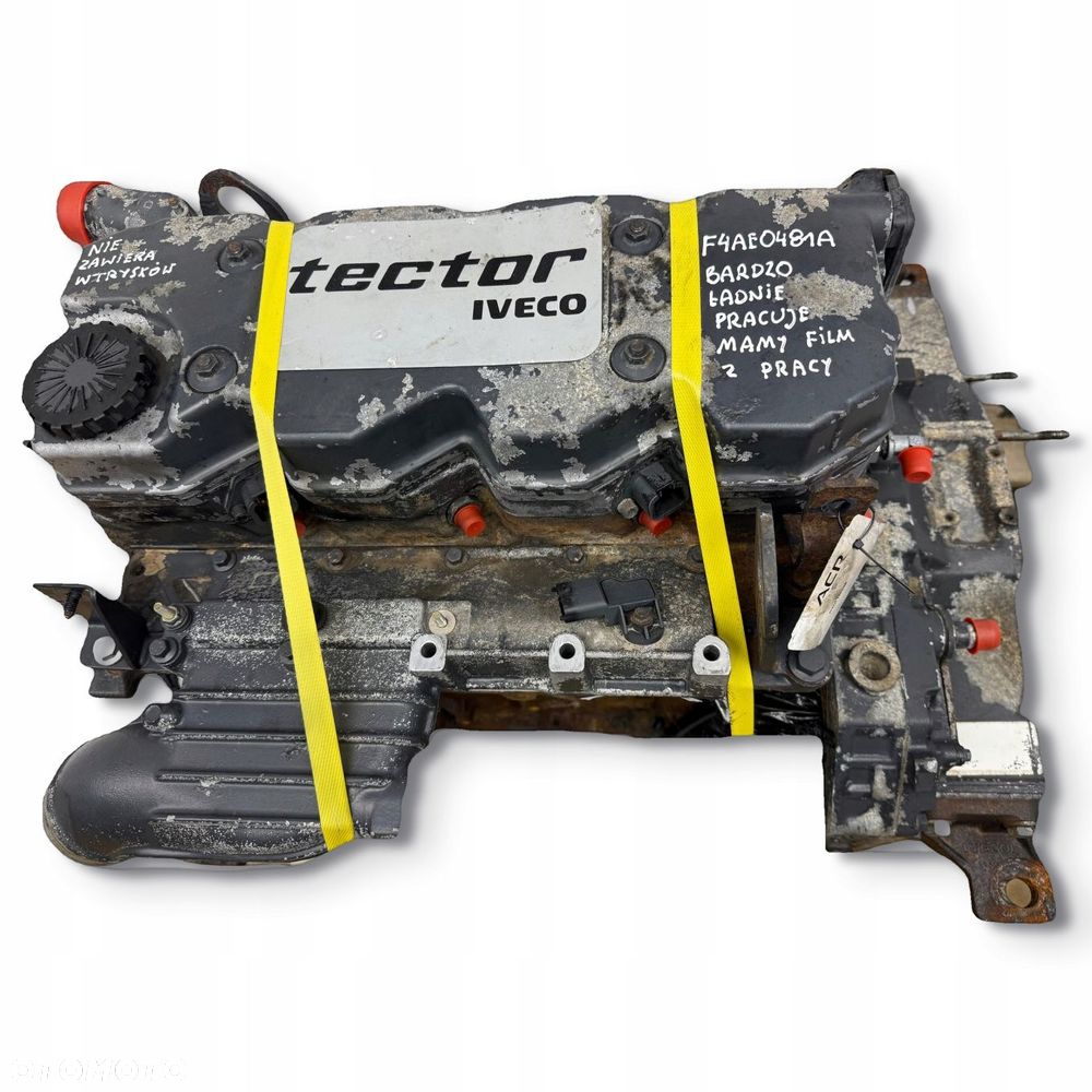 SILNIK Iveco Eurocargo 3.9 D DIESEL TECTOR sprawny palący komplet F4AE0481A - 3