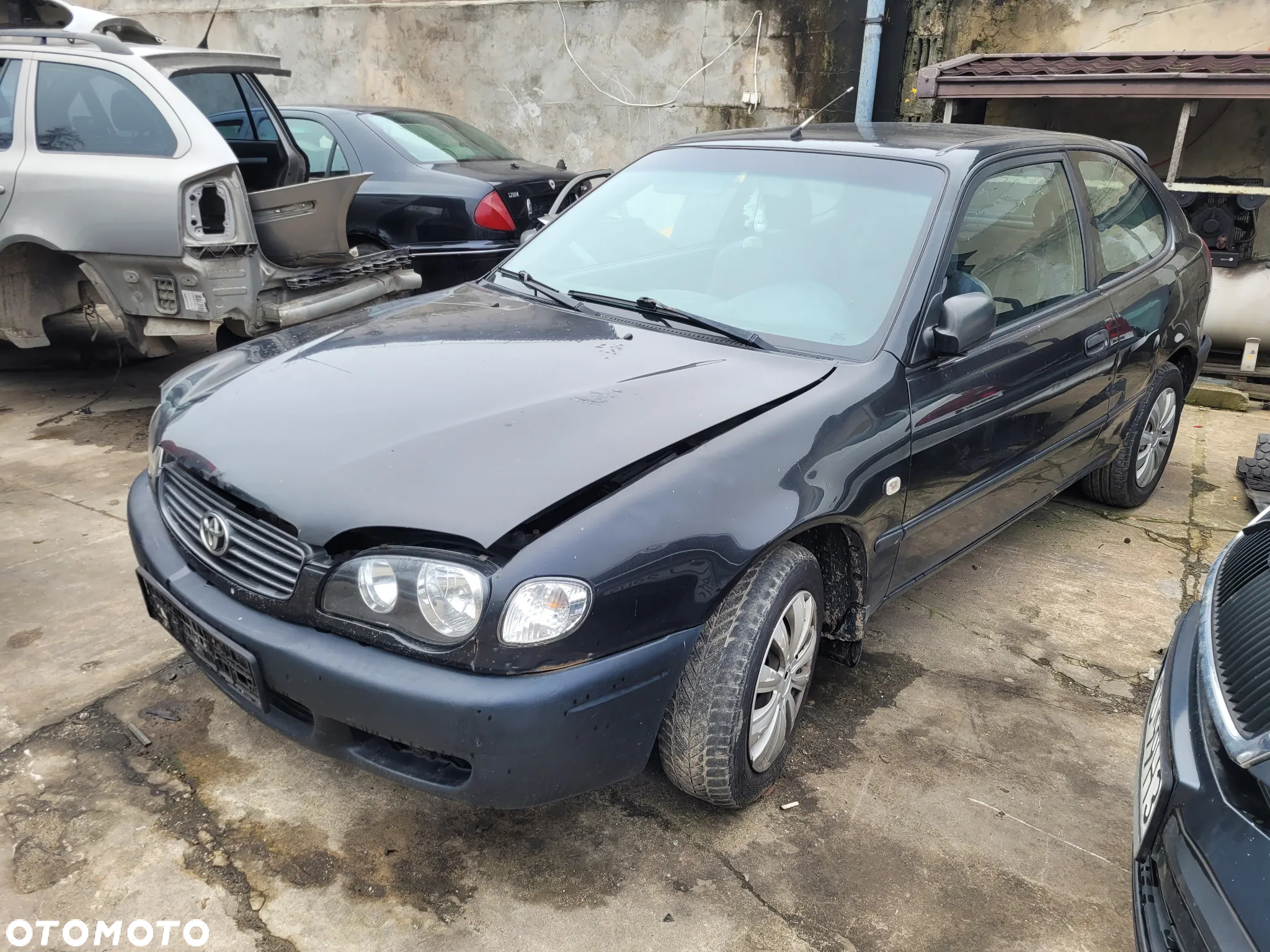 TOYOTA COROLLA E11 LIFT 1.6 VVTI silnik skrzynia napęd sanki belka wahacz wahacze zacisk zaciski zwrotnica piasta kopyto - 2