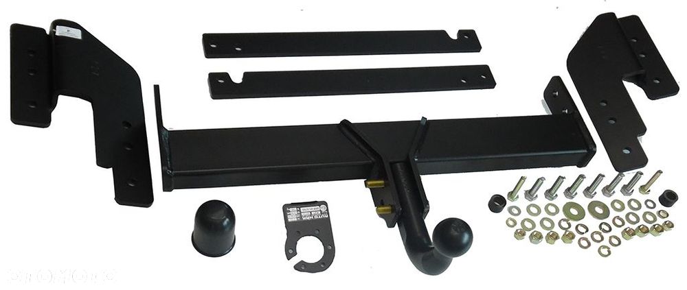 NOWY SŁUPSK AUTO HAK HOLOWNICZY do VW VOLKSWAGEN TRANSPORTER T4 2WD 4WD 4x4 od 1996 do 2003 - 1