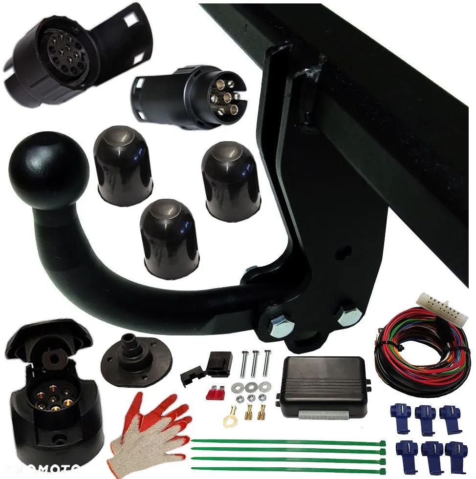 AUTO HAK HOLOWNICZY Z KULĄ ODKRĘCANĄ+MODUŁ7PIN +ADAPTER+WIĄZKA do MAZDY MAZDA CX-30 I1 od2019 DM - 4