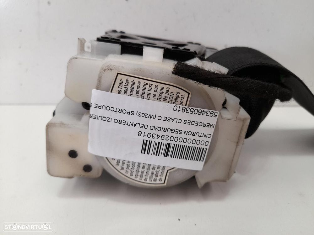 CINTO SEGURANÇA FRONTAL ESQUERDO MERCEDES-BENZ CLASSE C COUPÉ 2004 - 1