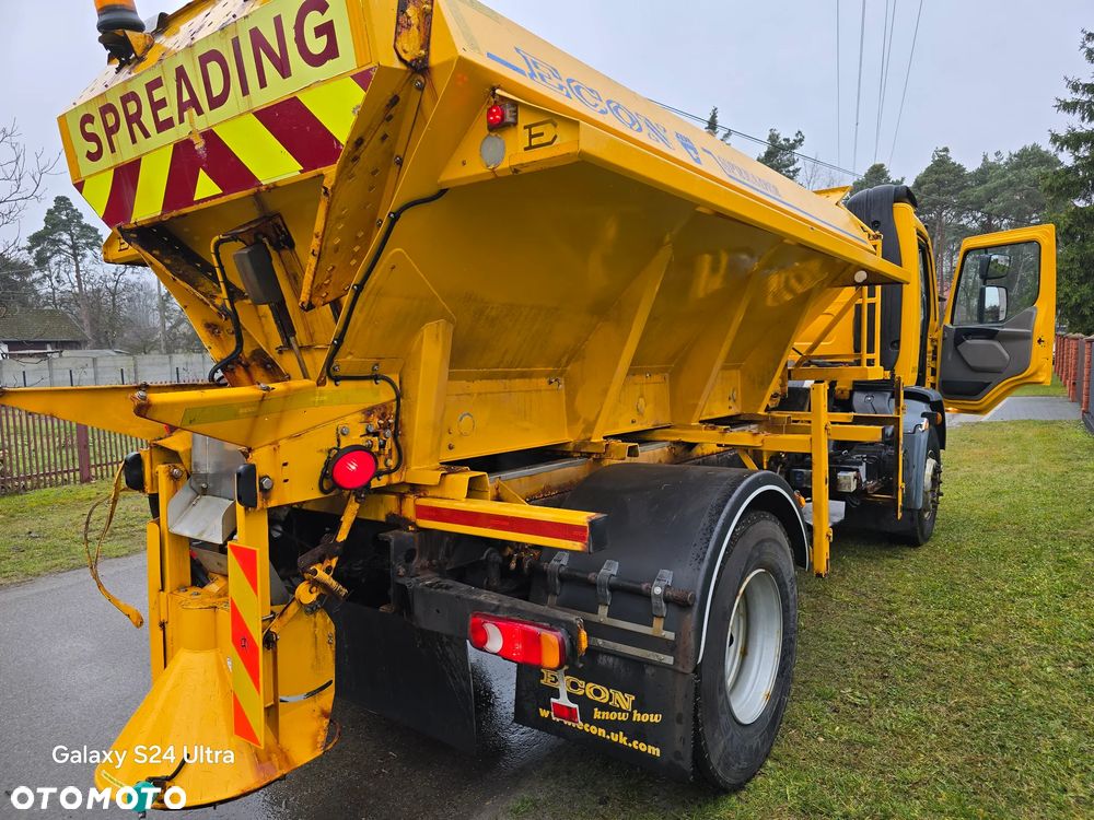 DAF LF 55 220 pługopiaskarka duże kola komunalny wywrotka hakowiec bramowiec - 5