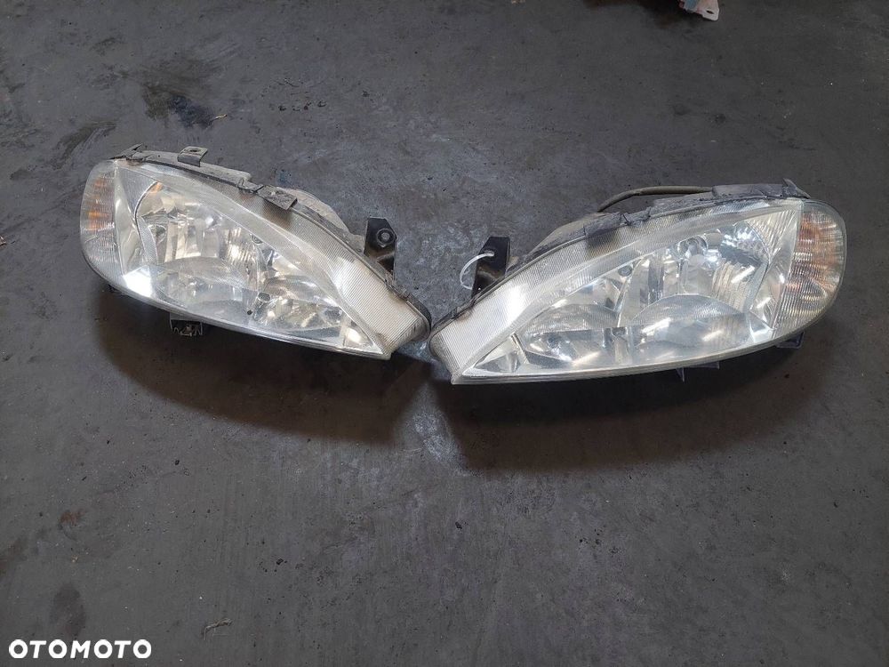 KOMPLETNY PRZÓD MASKA ZDERZAK BŁOTNIKI LAMPY RENAULT MEGANE I LIFT NV713 - 2