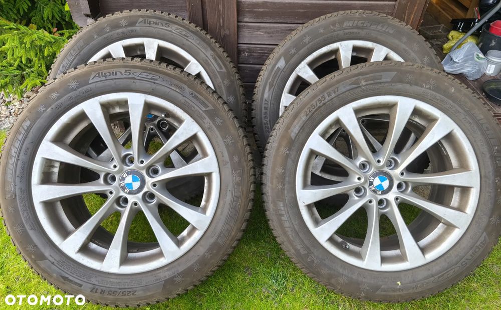 Alufelgi 17" BMW z oponami zimowymi Michelin Alpin5 225/55 - 1