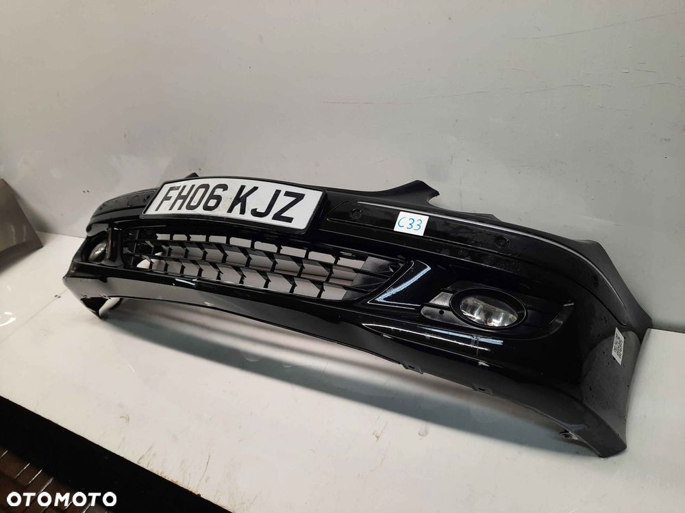 ^ ZDERZAK PRZÓD PRZEDNI MERCEDES BENZ W209 CLK CABRIO 197 CZARNY PDC CZUJNIKI SPRYSKIWACZE LAMP XENON HALOGENY - 3