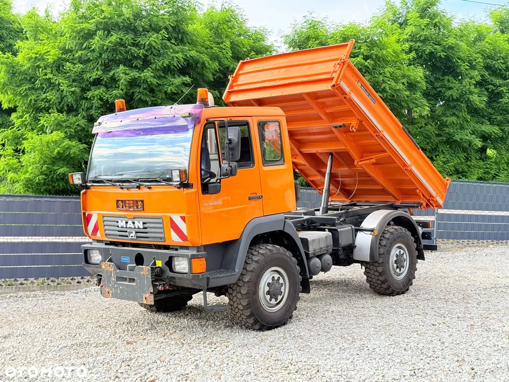 MAN * MAN 10-220 * Pług * Kiper Wywrotka Meiller * 4x4 * Zimowe Utrzymanie * Unimog * - 13