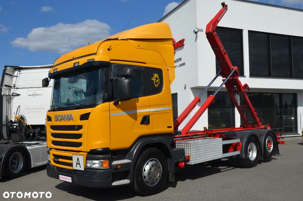 Scania 6x2 HAKOWIEC / MEILLER / OŚ POD. i SKRĘTNA / ACC / Z NIEMIEC / 1093 - 2