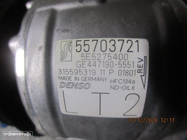 Compressor AC 55703721 315595319 OPEL CORSA D 2012 1.3CDTI OPEL CORSA D 2011 1.3CDTI 75CV 5P CINZA DIESEL DENSO OPEL CORSA D FASE 2 2011 1.3CDTI 95CV 5P BRANCO DIESEL DENSO OPEL CORSA D FASE 2 2012 1.3CDTI 75CV 5P BRONZE DIESEL DENSO OPEL CORSA D 2007 1.3CDTI 75CV 5P CINZA DIESEL DENSO OPEL CORSA D 2010 1.3 CDTI 95CV 5P CINZA DIESEL DENSO - 3