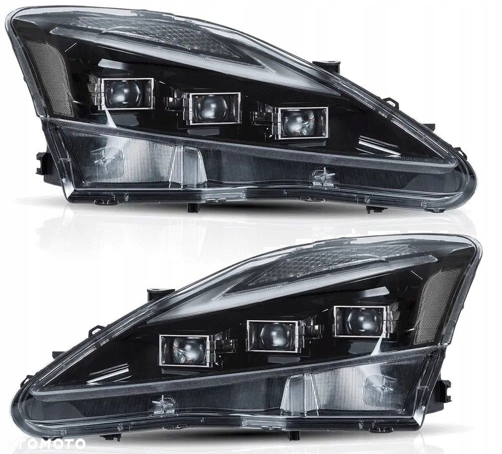 Reflektory Lampy kpl Vland Full Led Neon Dts Tuning Lexus IS II 2 2006-2013 - 1